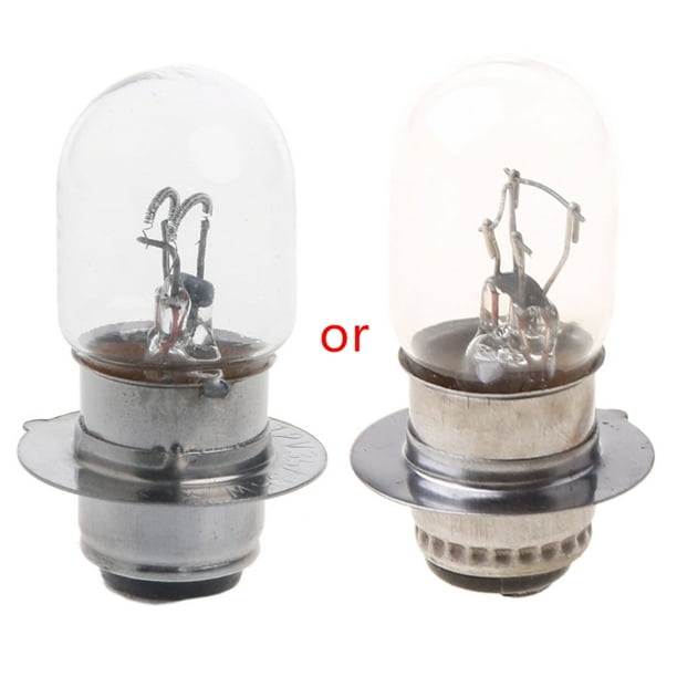 2x 12V White Bulb Motorbike/ATV Headlight Fog Light P15D-25-1 Halogen Lamp